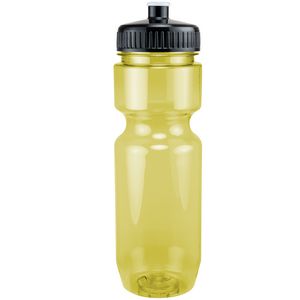 22 Oz. Translucent Bike Bottle w/ Push Pull Lid