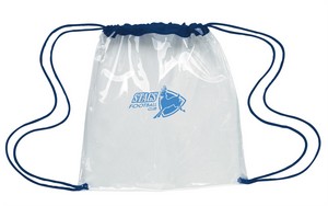 Clear Game Drawstring Backpack