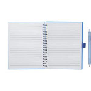 5.5'' x 7'' FSC® Recycled Spiral Notebook w/ RPET Pen
