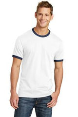 White/Navy Blue Blank