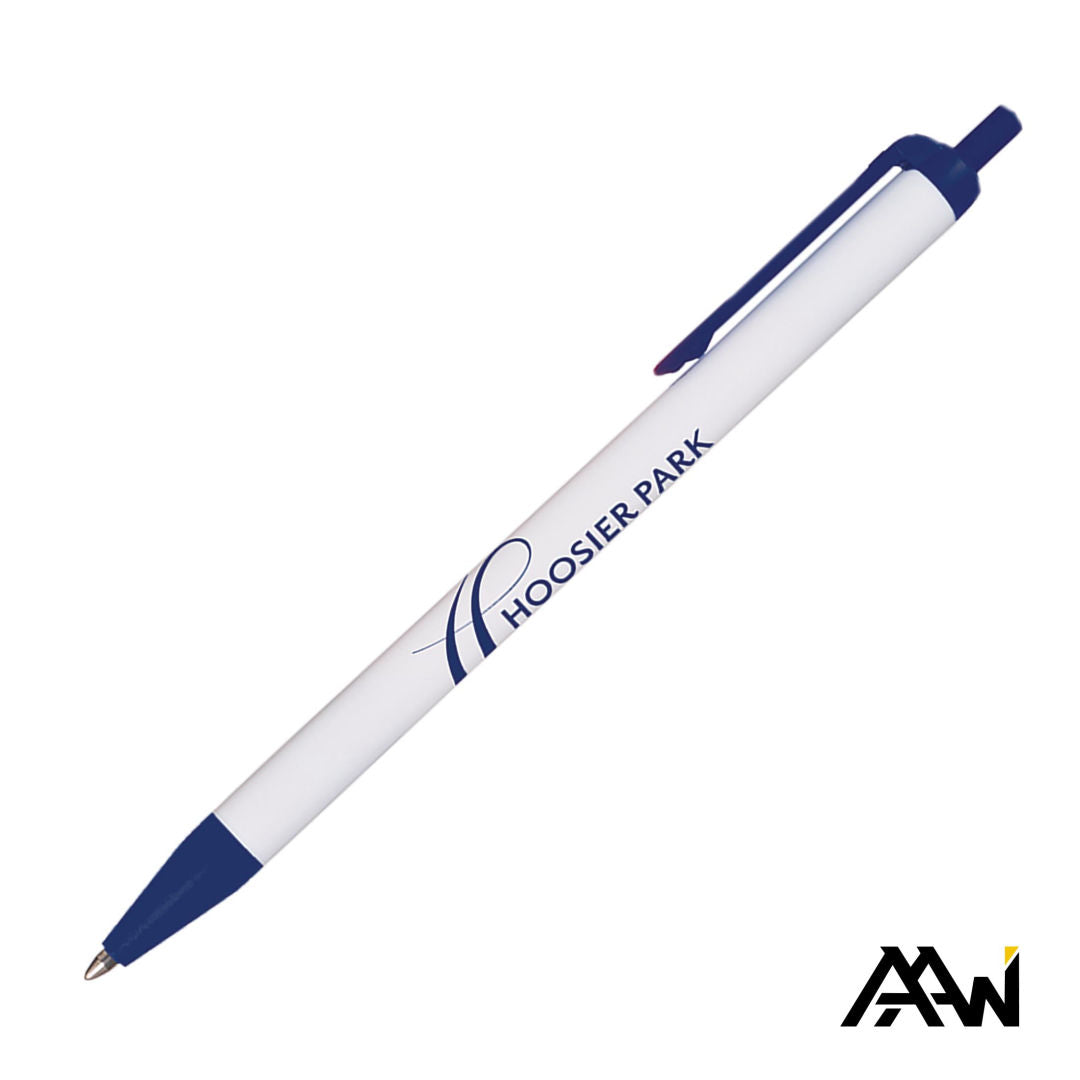White / Matte Dark Blue