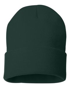 000421 Sportsman™ 12'' Solid Cuffed Beanie