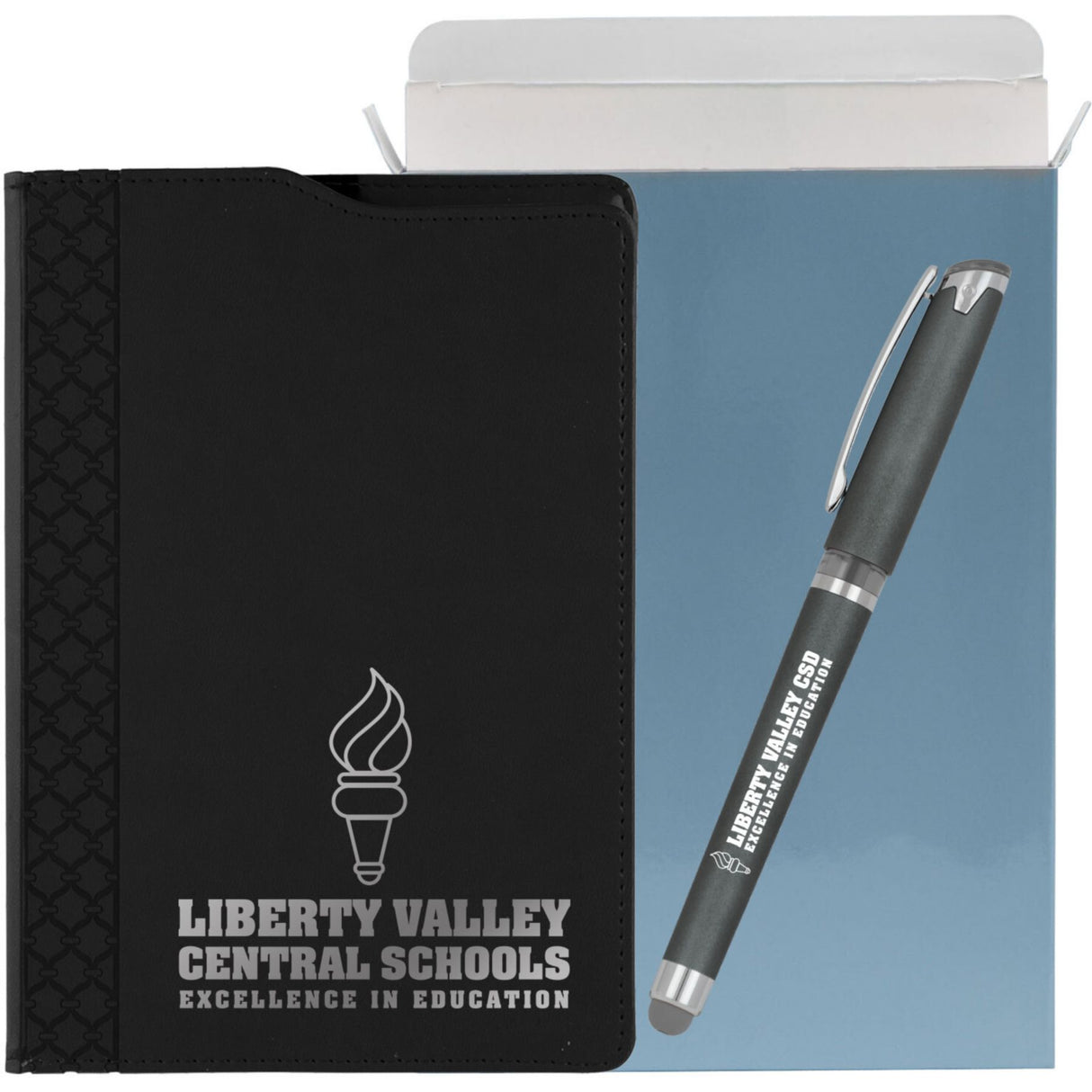 Montabella Journal And Compass Pen Gift Set
