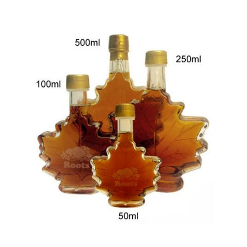 50ml Maple Syrup In Leaf Bottle