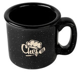 Camper 15oz speckled black mug - Etched