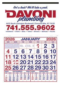 Billboard Apron Calendar