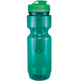 Aqua Blue/Translucent Green Lid
