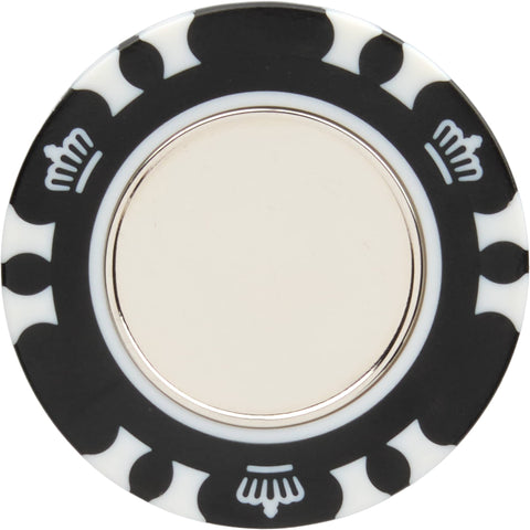 Recycled Poker Chip w/ Metal Ballmarker
