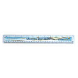 Standard 12" Ruler with Full Color Process Imprint