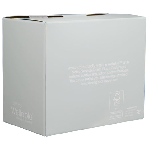 Wellable™ White Noise Sunrise Alarm Clock