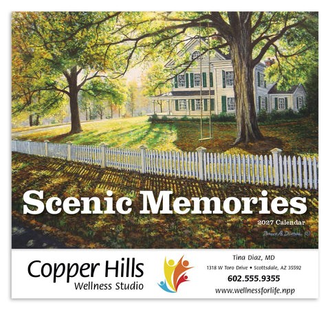 Good Value™ Scenic Memories - Stapled Calendar
