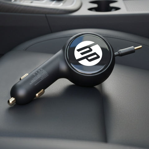 ReelCharge Car Charger w/Retractable Cable