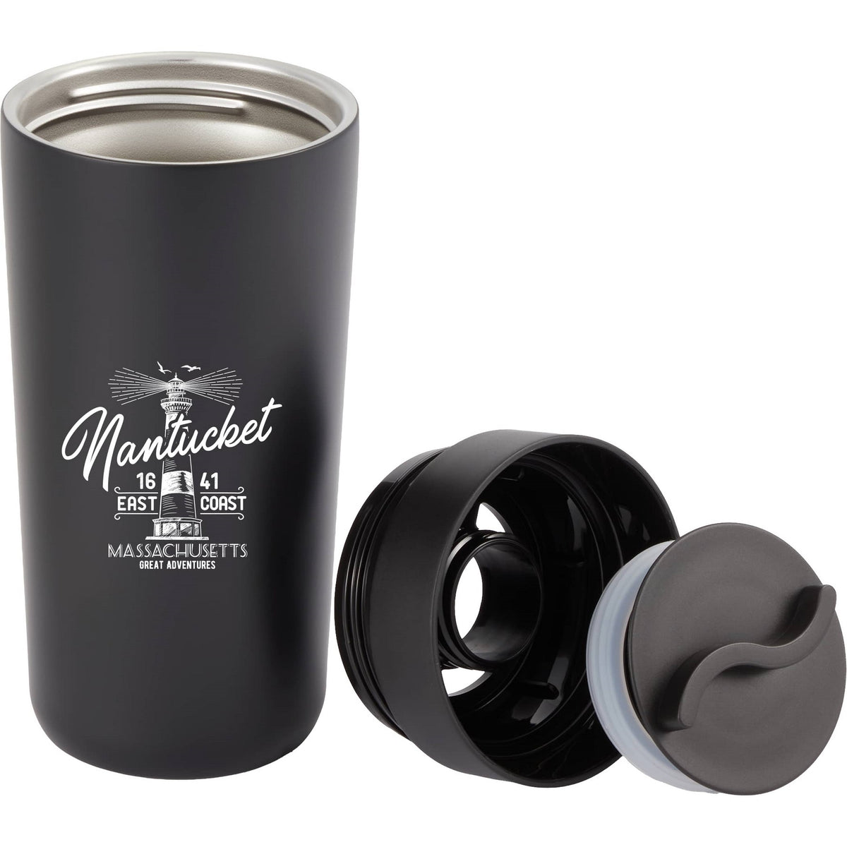 Maddie Recycled Vacuum Tumbler w/ 360 Lid 16oz