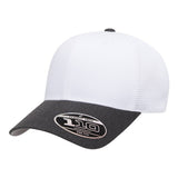 WHITE/DARK HEATHER GRAY
