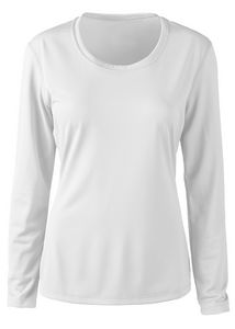 Zorrel® Ladies Barbados Syntrel™ Long-Sleeve Popcorn Knit Tee Shirt