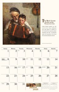 Galleria Wall Calendar 2026 Norman Rockwell