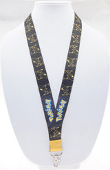 1" Digitally Sublimated Lanyard w/ Deluxe Swivel Hook