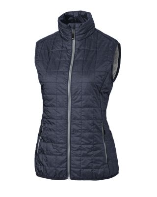 Cutter & Buck Rainier PrimaLoftÂ® Womens Eco Insulated Full Zip Puffer Vest