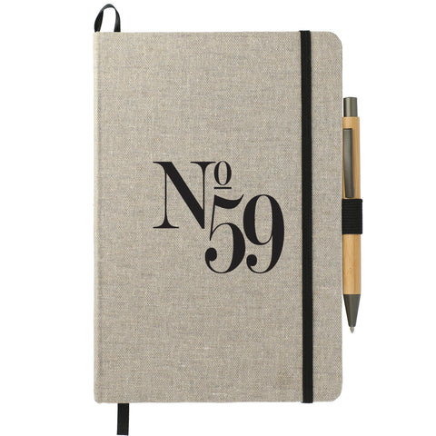 5.5'' x 8.5'' Recycled Cotton Bound Journal Set