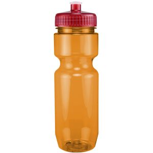 22 Oz. Translucent Bike Bottle w/ Push Pull Lid