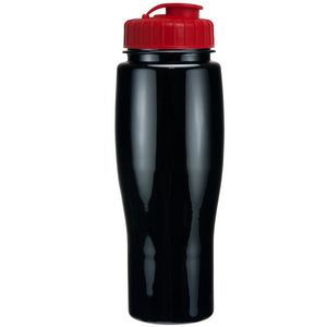 24 Oz. Contour Bottle w/ Flip Top Lid - Solid Colors