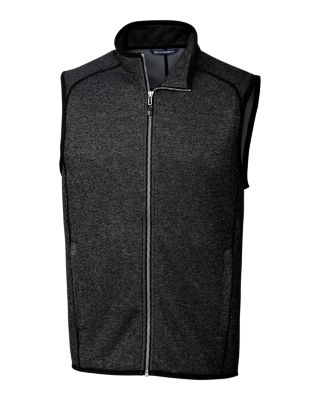 Cutter & Buck Mainsail Sweater-Knit Mens Full Zip Vest