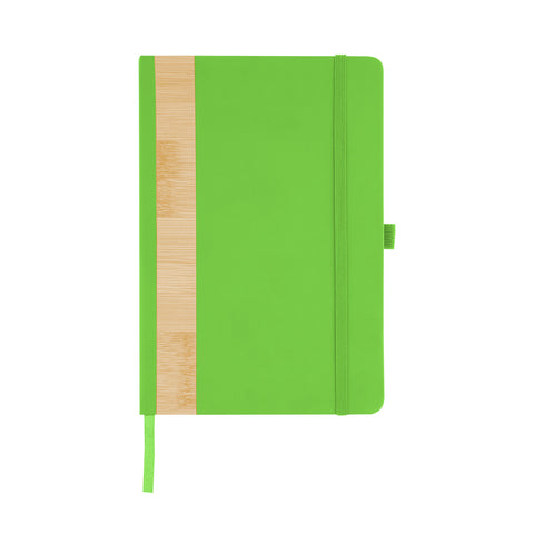 Recycled Pu And Bamboo Accent Journal