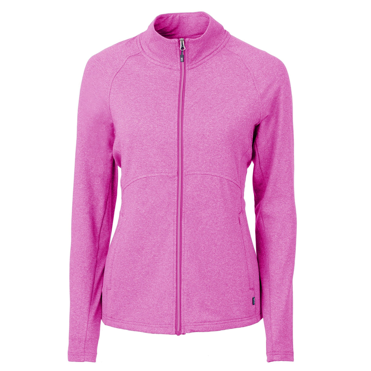 Cutter & Buck Adapt Eco Knit Heather Recycled Womens Full Zip