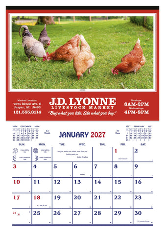 Skinner & Kennedy® Farm Calendar