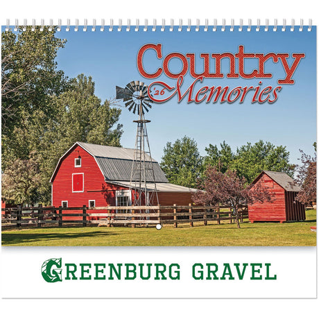 Country Memories Spiral Wall Calendar