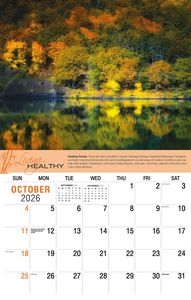 Galleria Wall Calendar 2026 Living Healthy