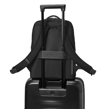 14'' Victoria Signature Black Compact Backpack w/10