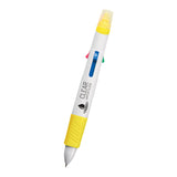 WHITE WITH YELLOW