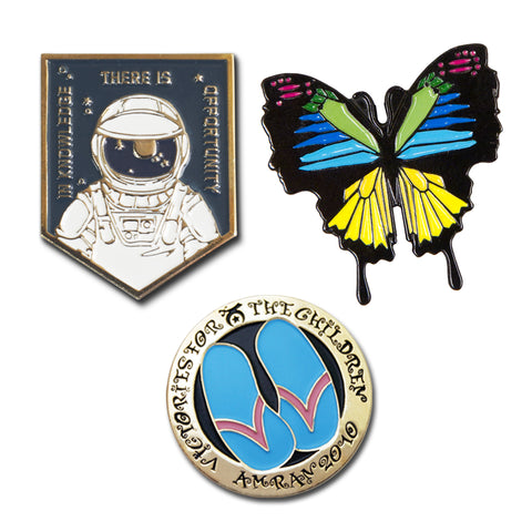 Iron Die Struck Soft Enamel Lapel Pin (0.75