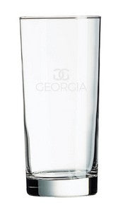Highball 12oz clear glass - Etched