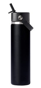 Hydro Flaskr Wide Mouth 24oz Bottle with Flex Straw Cap
