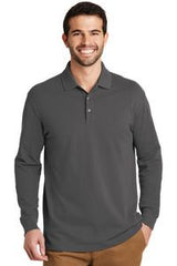 Port Authority® EZCotton™ Long Sleeve Polo