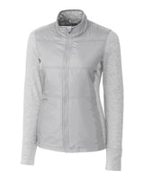 Cutter & Buck Stealth Hybrid Quilted Womens Full Zip Windbreaker Jacket