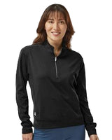 Adidas Women's Ultimate365 Textured Quarter-Zip Pullover