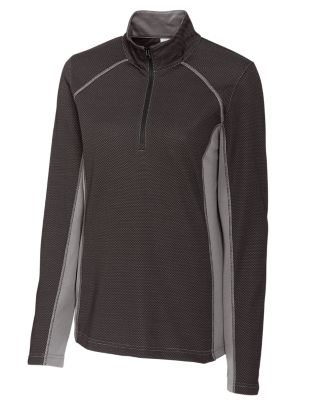 Clique Ice Pique Colorblock Womens Half Zip Tech Pullover