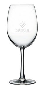 Durham, 19.5oz crystalline stemmed wine glass - Etched