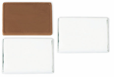 1 Oz. Custom Molded Chocolate Wrapper Bar
