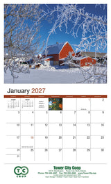 HotLine Products America's Bounty Appointment Calendar - Stapled open image