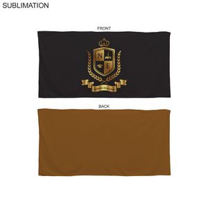 Colored Microfiber DriLite Terry Beach Towel, 30x60, Sublimated in Any PMS color Edge to Edge 2 side