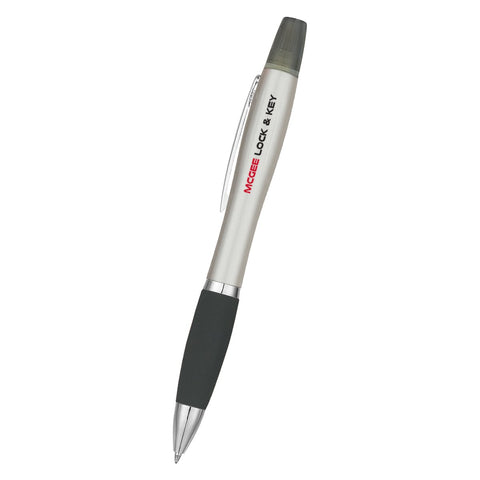 Twin-write Pen With Highlighter