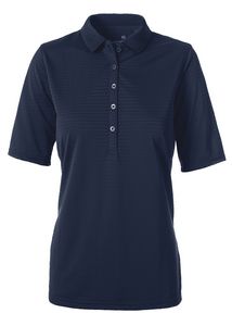 Zorrel® Ladies' Rockhurst Syntrel™ Jacquard Stripe Polo Shirt