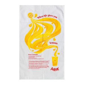 100% Cotton White Tea Towel 17X30