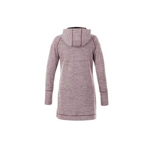Women's ODELL Performance Knit Tunic Length Full Zip Hoodie with Thumb Holes