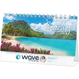 Full Colour Beaches Desk Calendar