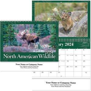 North American Wildlife Spiral Wall Calendar